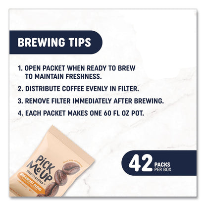 Pick Me Up Provisions™ Fraction Pack, Breakfast Blend, 1.75 oz Packet, 42/Carton (PIEBHS23737)