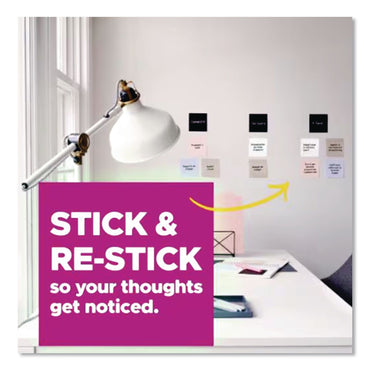 Post-it® Notes Super Sticky Pads in Simply Serene Colors, 3 x 3, 90 Sheets/Pad, 5 Pads/Pack (MMM7100262826)