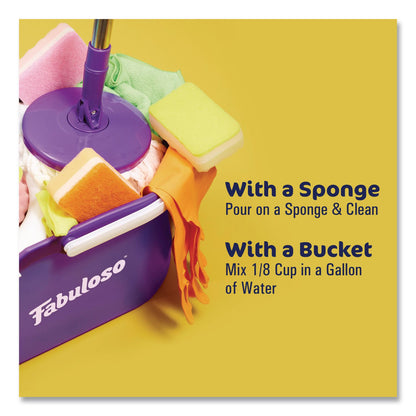 Fabuloso® Multi-Use Cleaner, Watermelon Scent, 128 oz Bottle, 4/Carton (CPC61051023CT)