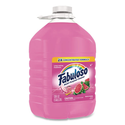 Fabuloso® Multi-Use Cleaner, Watermelon Scent, 128 oz Bottle, 4/Carton (CPC61051023CT)