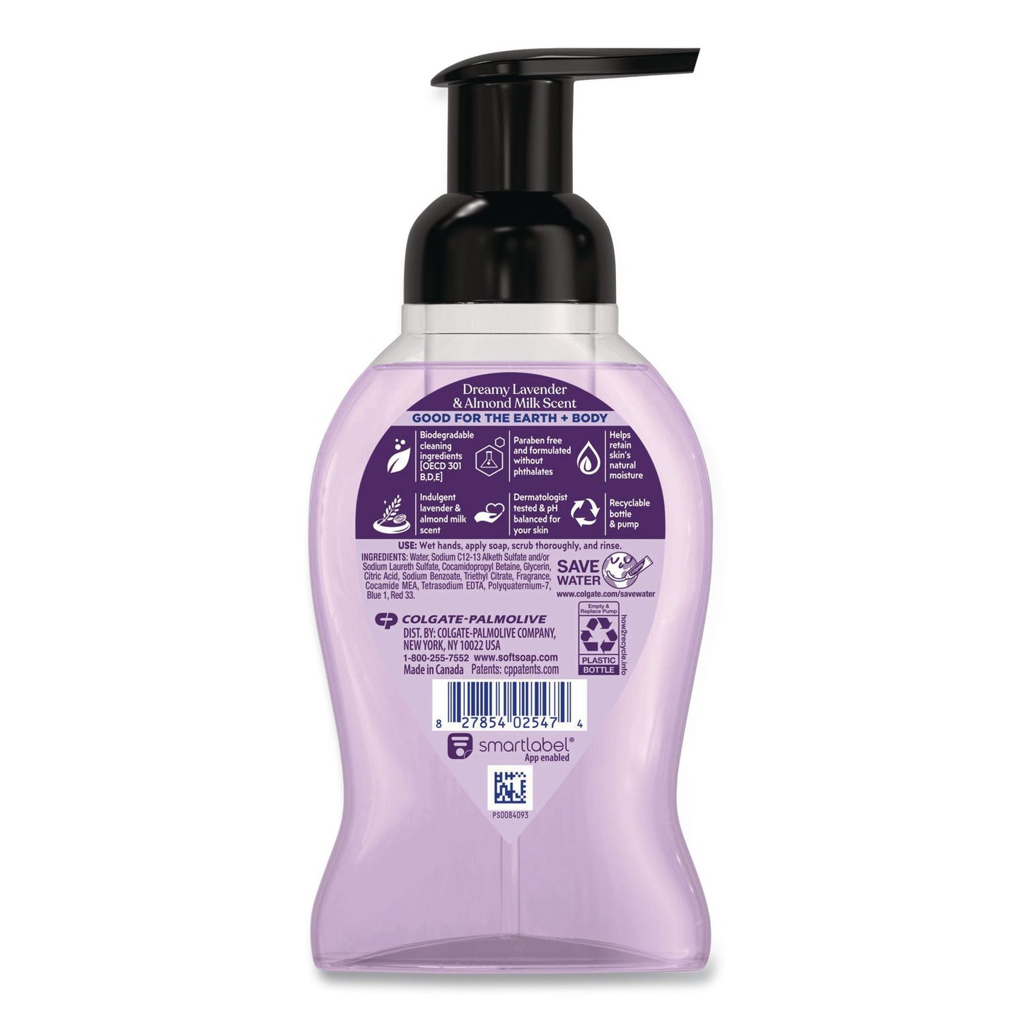 Softsoap® Liquid Hand Soap Foam, Dreamy Lavender and Almond Milk, 9 oz, 6/Carton (CPC61052503CT)