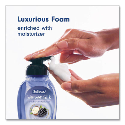 Softsoap® Velvet Silk Foaming Liquid Hand Soap, Twilight Berry and Shea Butter, 9 oz, 6/Carton (CPC61052556CT)