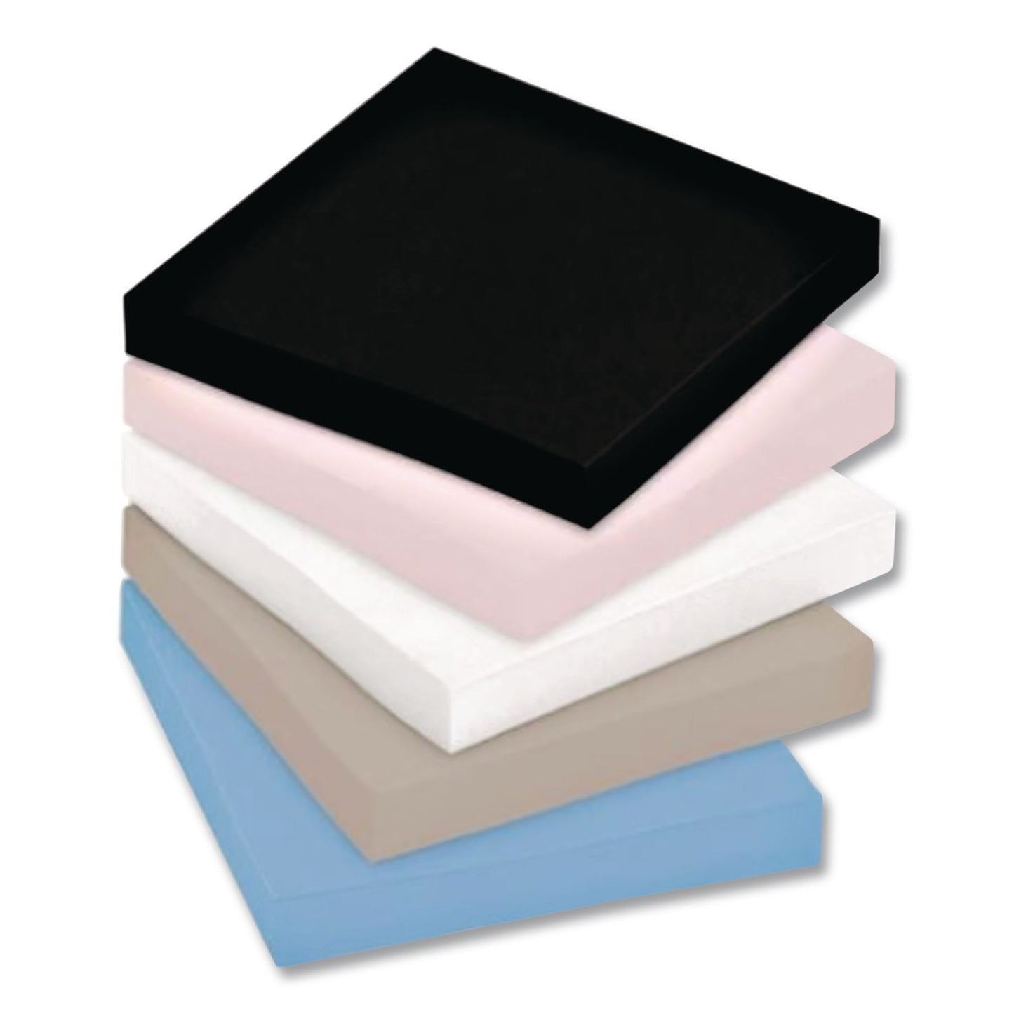 Post-it® Notes Super Sticky Pads in Simply Serene Colors, 3 x 3, 45 Sheets/Pad, 5 Pads/Pack (MMM7100264267)