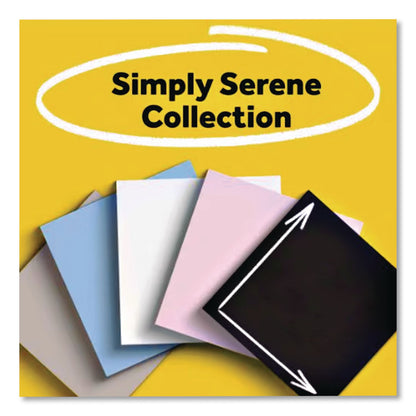 Post-it® Notes Super Sticky Pads in Simply Serene Colors, Note Ruled, 4 x 4, 90 Sheets/Pad, 4 Pads/Pack (MMM7100383487)