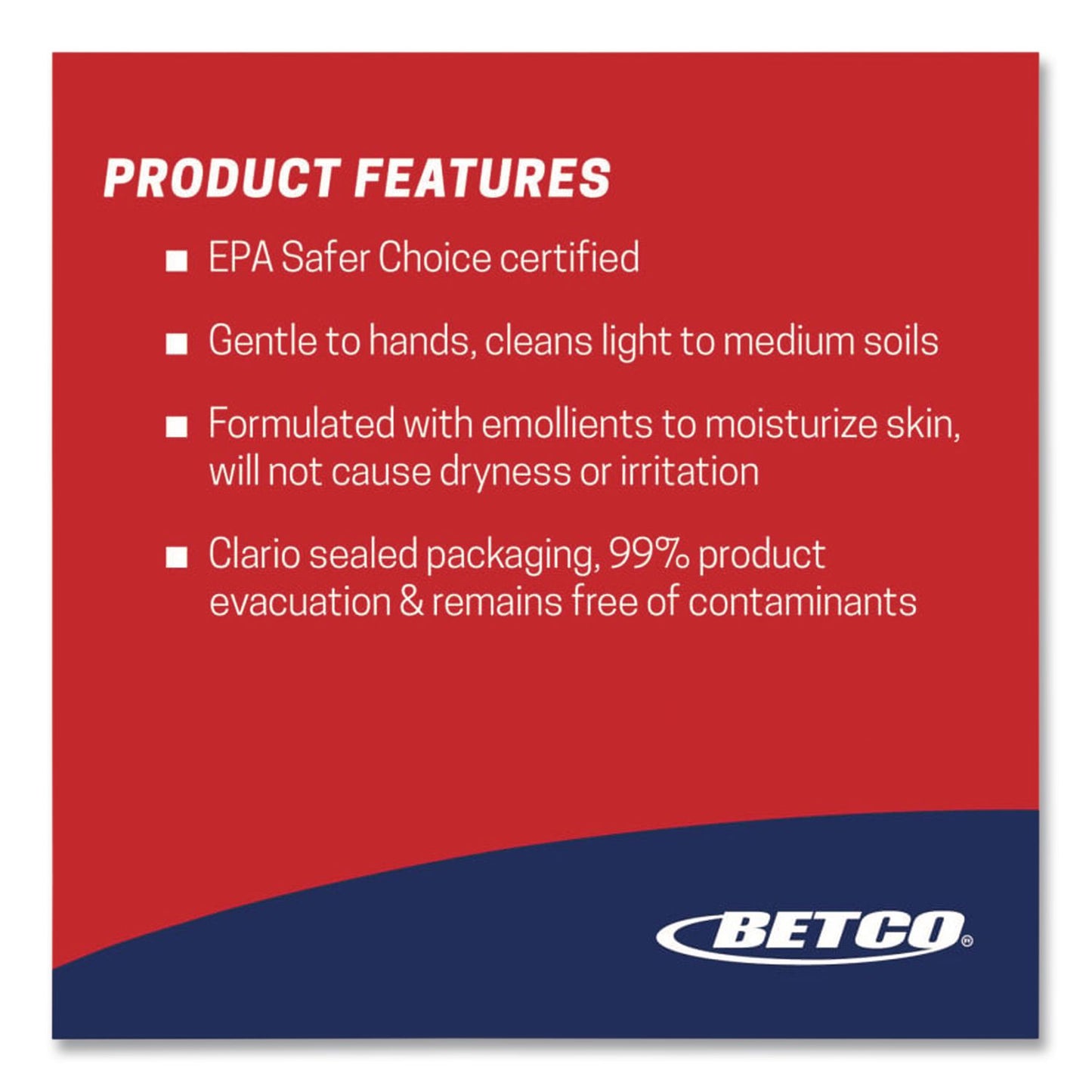 Betco® Green Earth Lotion Skin Cleanser Refill, Fresh Meadow Scent, 1,000 mL, 6/Carton (BET7832900)