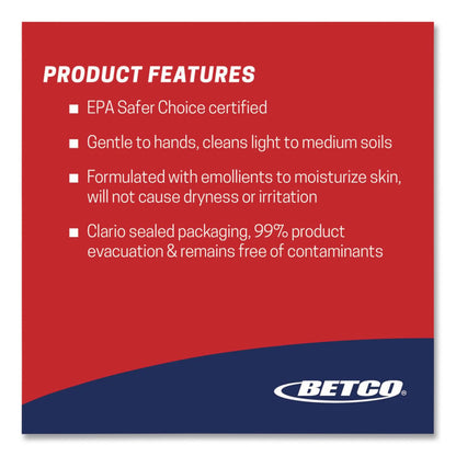 Betco® Green Earth Lotion Skin Cleanser Refill, Fresh Meadow Scent, 1,000 mL, 6/Carton (BET7832900)