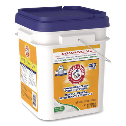 Arm & Hammer Free and Clear Powder Laundry Detergent, 18 lb Pail (CDC3320040002)