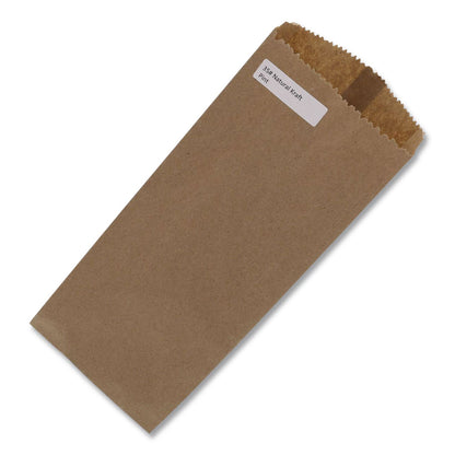 Ross & Wallace Paper Products Grocery Paper Bags, Merchandise Size, 35# Basis Weight, 4 x 2.5 x 11.5, Brown, 500/Bundle (BAG20331500)