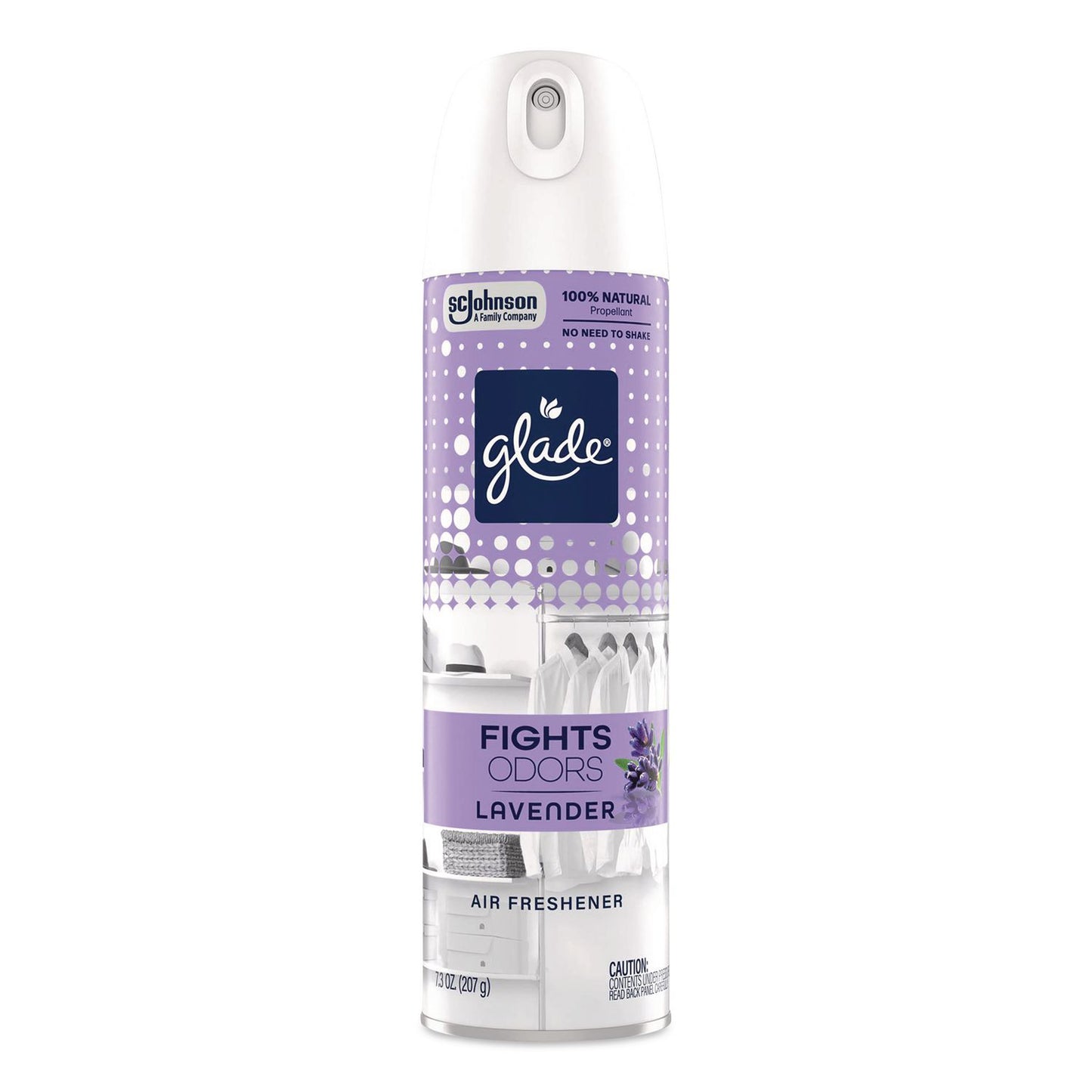 Glade® Air Freshener, Lavender, 7.3 oz Aerosol Spray, 3/Pack (SJN391403)