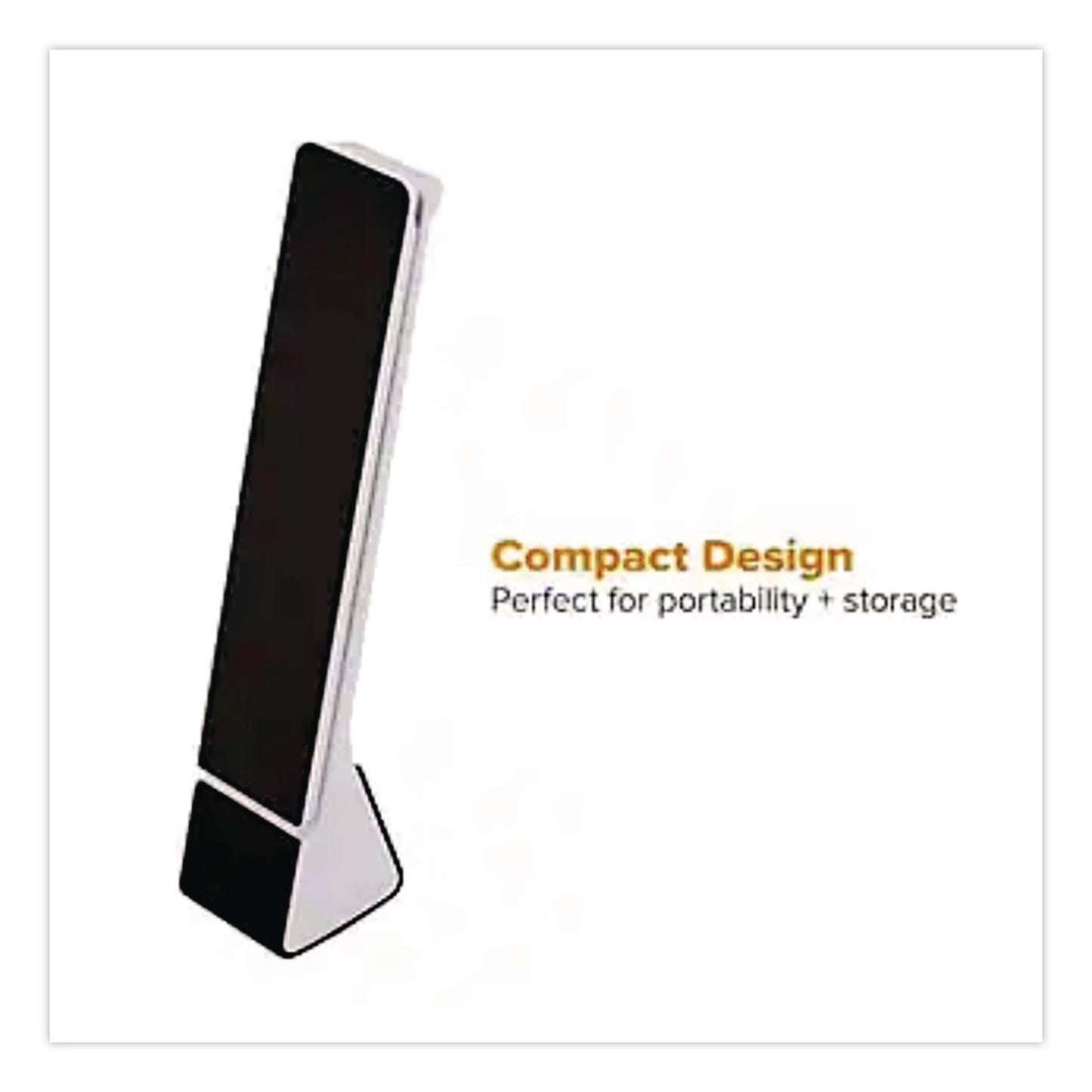 Bostitch® Konnect Rechargeable Folding LED Desk Lamp, 2.52w x 2.13d x 11.02h, Gray/Black (BOSKTVLED1810BK)