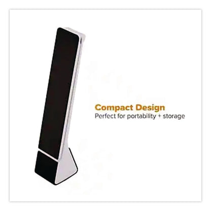 Bostitch® Konnect Rechargeable Folding LED Desk Lamp, 2.52w x 2.13d x 11.02h, Gray/Black (BOSKTVLED1810BK)