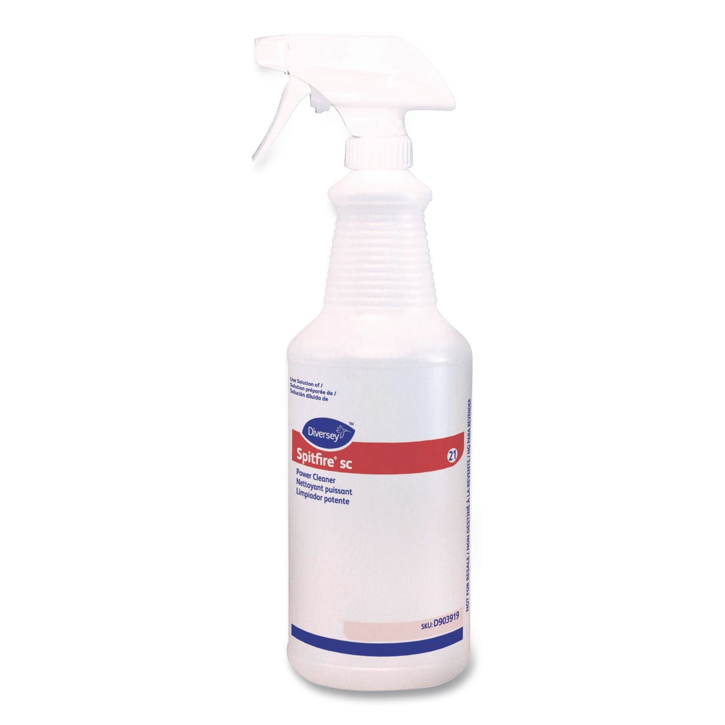 Diversey™ Spitfire SC Power Cleaner Empty Bottle, 32 oz, Clear (DVOD903919)