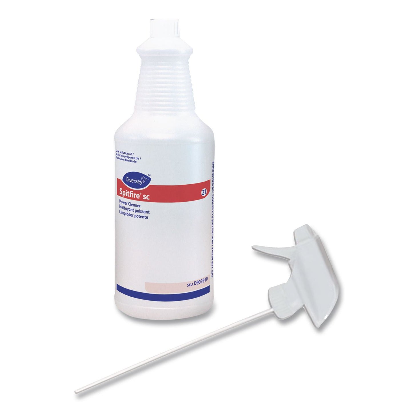 Diversey™ Spitfire SC Power Cleaner Empty Bottle, 32 oz, Clear (DVOD903919)
