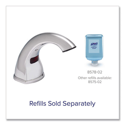 PURELL® CX10 Counter Mount Soap Dispenser, 2000 mL, 2.28 x 5.82 x 4.04, Chrome (GOJ892001)