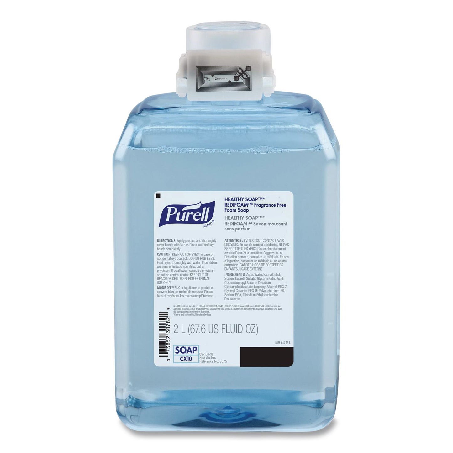 PURELL® HEALTHY SOAP REDIFOAM Fragrance-Free Foam Soap, 2,000 mL Refill, 2/Carton (GOJ857502)