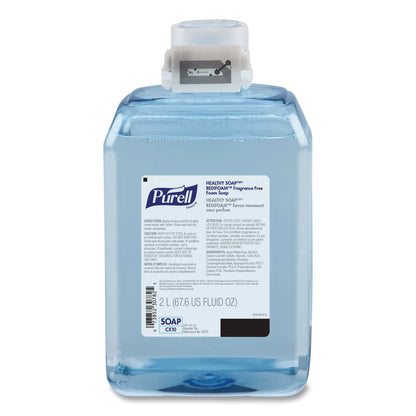 PURELL® HEALTHY SOAP REDIFOAM Fragrance-Free Foam Soap, 2,000 mL Refill, 2/Carton (GOJ857502)