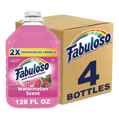 Fabuloso® Multi-Use Cleaner, Watermelon Scent, 128 oz Bottle, 4/Carton (CPC61051023CT)