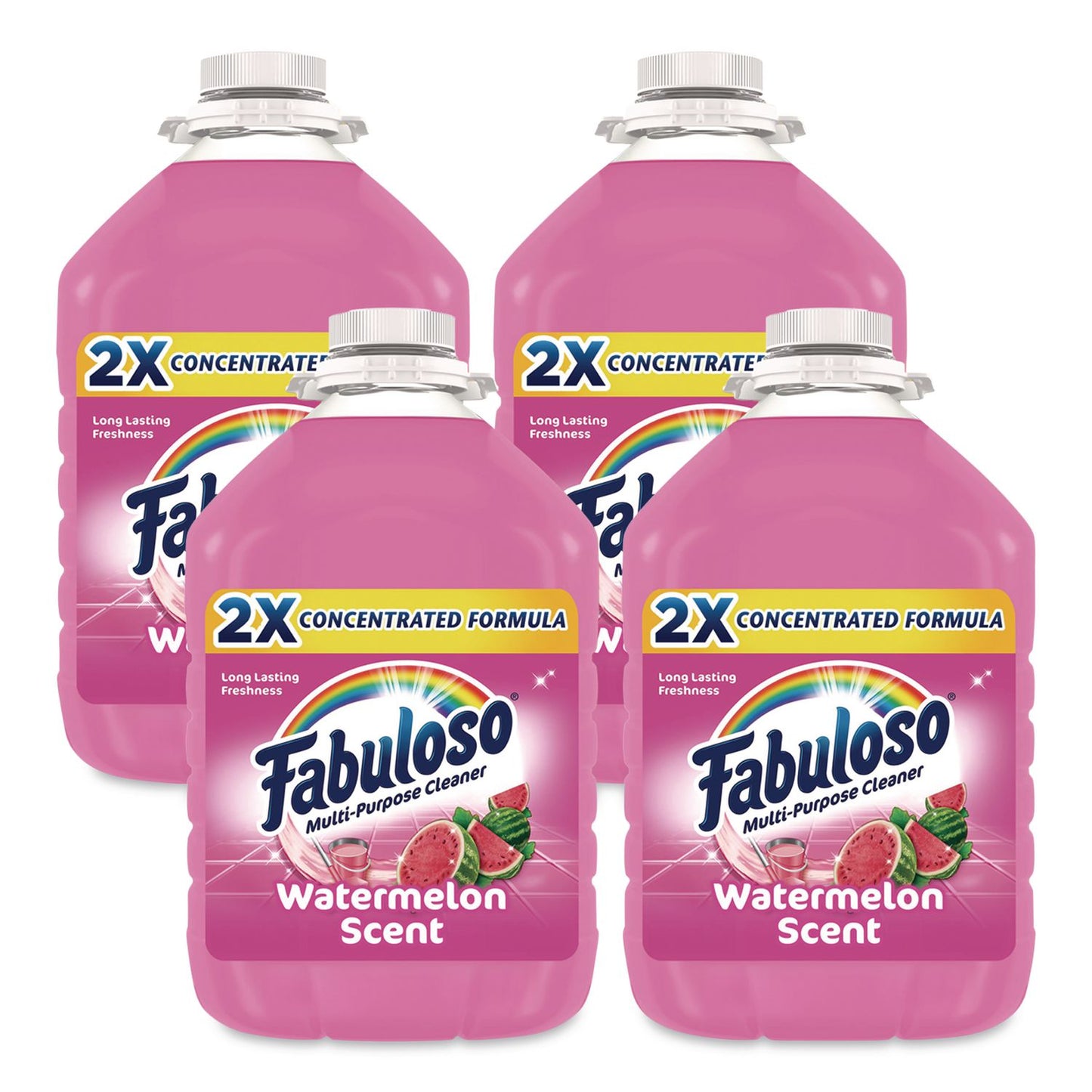 Fabuloso® Multi-Use Cleaner, Watermelon Scent, 128 oz Bottle, 4/Carton (CPC61051023CT)