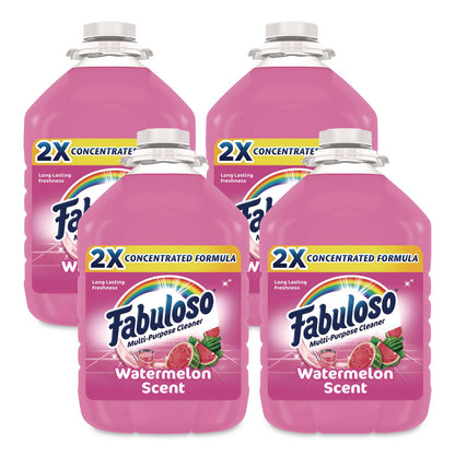 Fabuloso® Multi-Use Cleaner, Watermelon Scent, 128 oz Bottle, 4/Carton (CPC61051023CT)