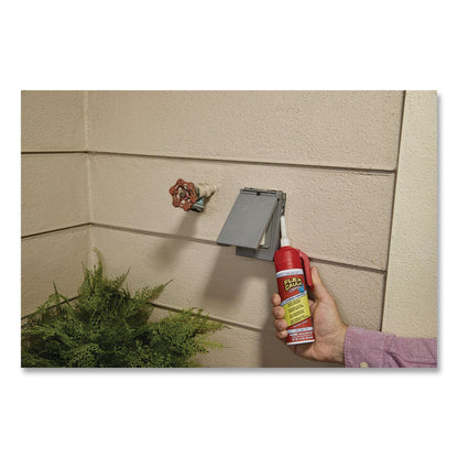 Flex Seal Products® Flex Caulk Hi-Performance Hybrid Caulk, 4.6 oz Aerosol Can, Dries White, 4/Carton (FSGCFSWHTR100)