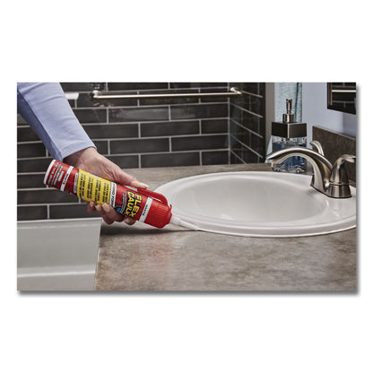 Flex Seal Products® Flex Caulk Hi-Performance Hybrid Caulk, 9 oz Aerosol Can, Dries White, 4/Carton (FSGCFSWHTR675)