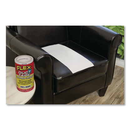 Flex Seal Products® Flex Super Wide Duct Tape, 4" Core, 39 mil Thick, 7.5" x 20 ft, White, 3/Carton (FSGDTWHTR7520)