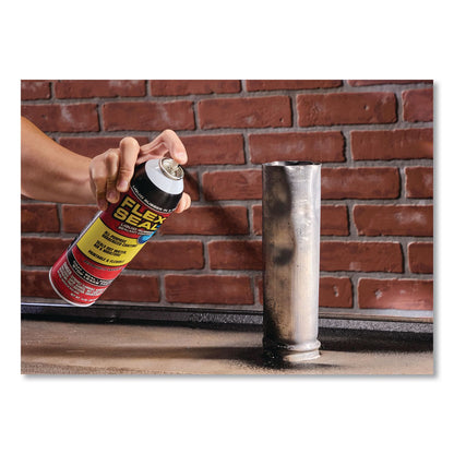 Flex Seal Products® Flex Seal Liquid Rubber Sealant Coating Aerosol, 14 oz Aerosol Can, Dries Brown, 6/Carton (FSGFSBRNR20)