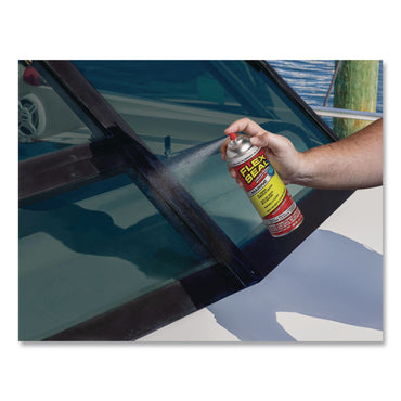 Flex Seal Products® Flex Seal Liquid Rubber Sealant Coating Aerosol, 2 oz Aerosol Can, Dries Clear, 12/Carton (FSGFSCLRMINI)