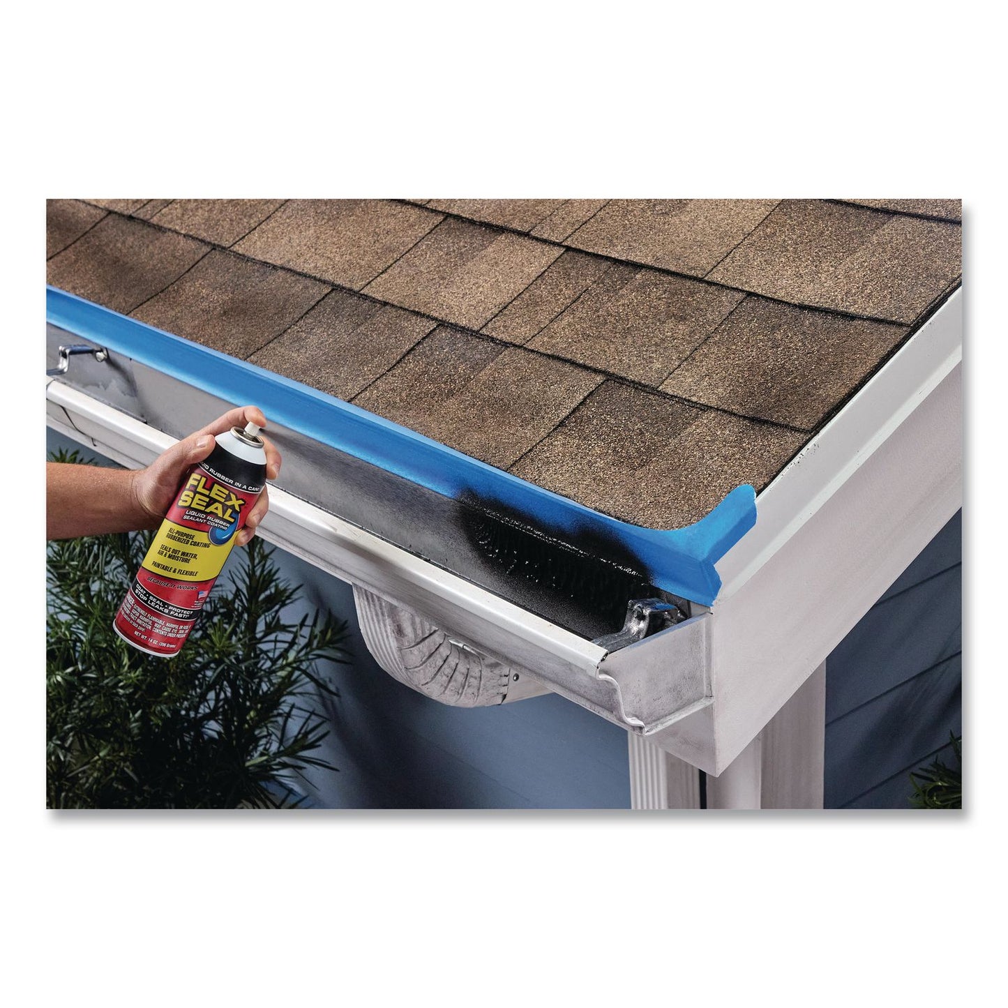 Flex Seal Products® Flex Seal Liquid Rubber Sealant Coating Aerosol, 14 oz Aerosol Can, Dries Gray, 6/Carton (FSGFSGRYR20)