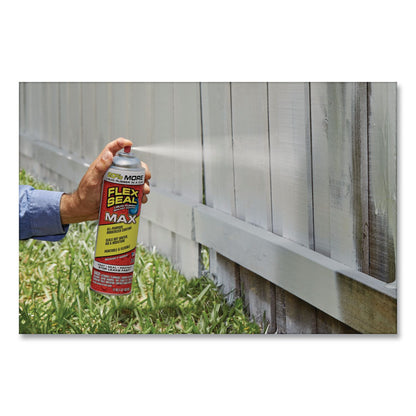 Flex Seal Products® Flex Seal Liquid Rubber Sealant Coating MAX Aerosol, 17 oz Aerosol Can, Dries White, 4/Carton (FSGFSMAXWHT24)