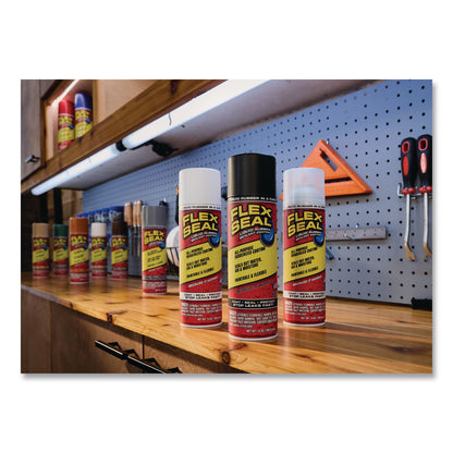 Flex Seal Products® Flex Seal Liquid Rubber Sealant Coating Aerosol, 14 oz Aerosol Can, Dries Gray, 6/Carton (FSGFSGRYR20)