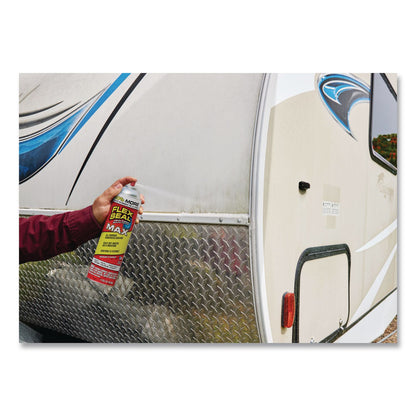 Flex Seal Products® Flex Seal Liquid Rubber Sealant Coating MAX Aerosol, 17 oz Aerosol Can, Dries White, 4/Carton (FSGFSMAXWHT24)