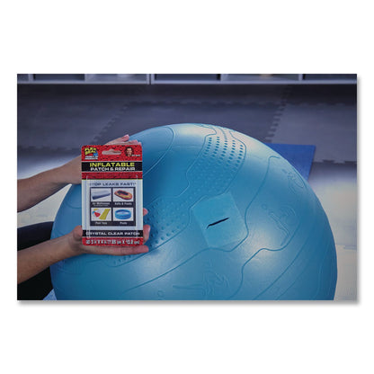 Flex Seal Products® Flex Seal Inflatable Patch and Repair, 6" x 4" x 2.5", Clear, 8/Carton (FSGKITPVC3X4)