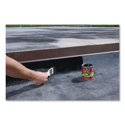 Flex Seal Products® Flex Seal Liquid Rubber Sealant Coating Liquid, 16 oz Can, Dries Black, 6/Carton (FSGLFSBLKR16)