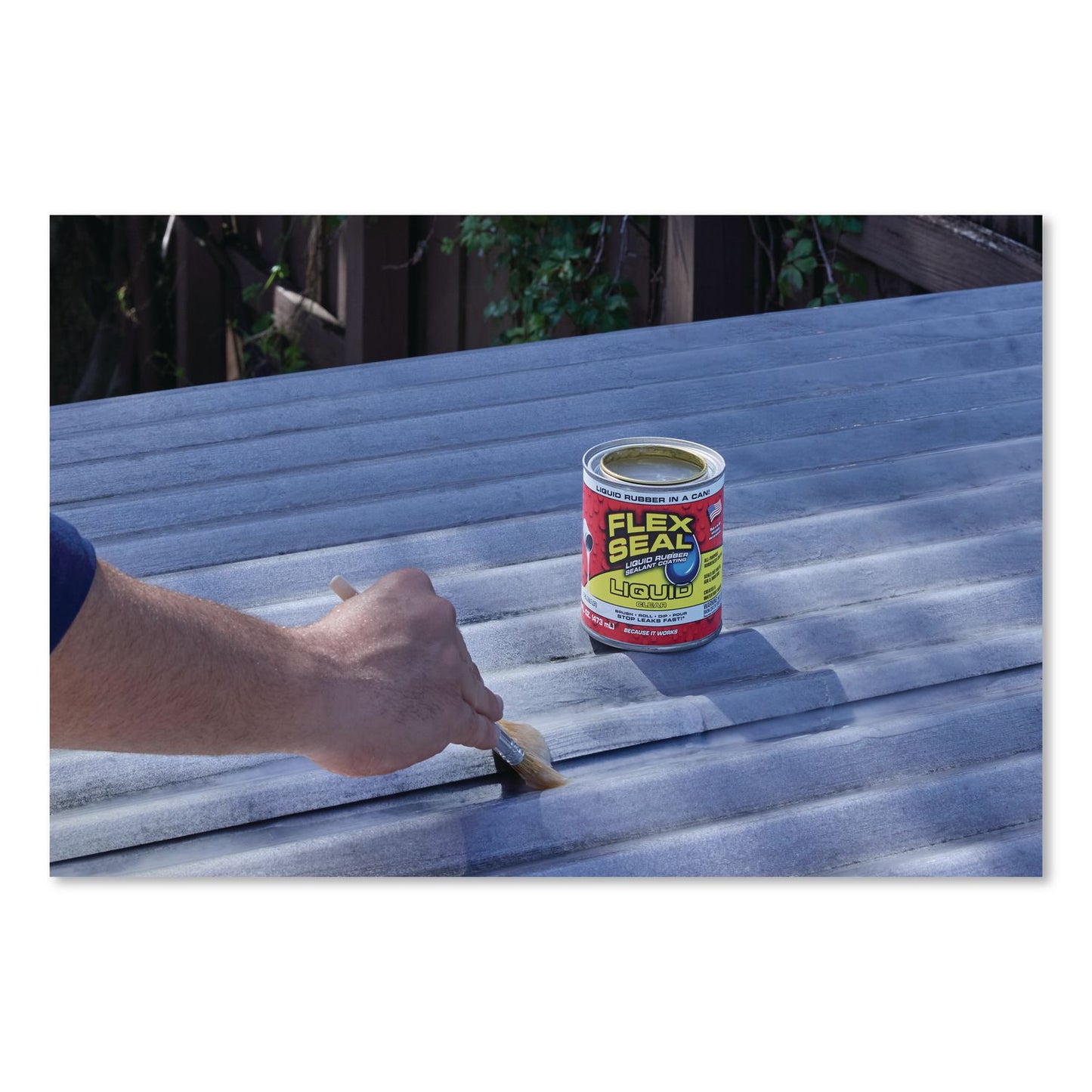 Flex Seal Products® Flex Seal Liquid Rubber Sealant Coating Liquid, 16 oz Can, Dries Clear, 6/Carton (FSGLFSCLRR16)