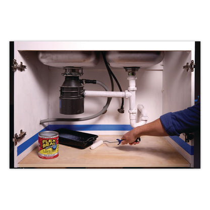 Flex Seal Products® Flex Seal Liquid Rubber Sealant Coating Liquid, 32 oz Can, Dries Clear, 6/Carton (FSGLFSCLRR32)