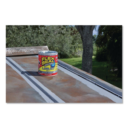 Flex Seal Products® Flex Seal Liquid Rubber Sealant Coating Liquid, 32 oz Can, Dries Gray, 6/Carton (FSGLFSGRYR32)