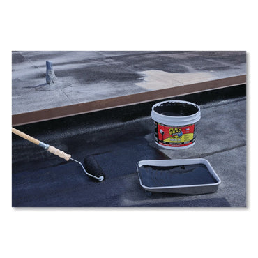 Flex Seal Products® Flex Seal Liquid Rubber Sealant Coating Liquid Max, 2.5 gal Bucket, Dries Black (FSGLFSMAXBLK02)