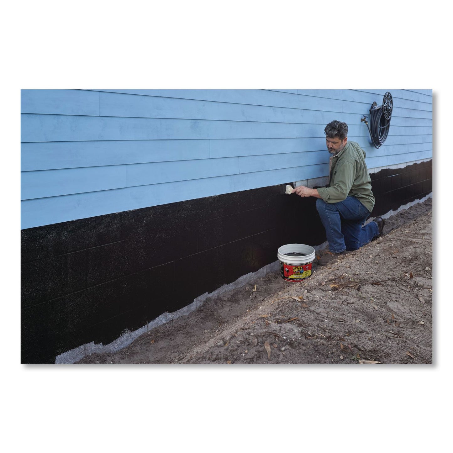 Flex Seal Products® Flex Seal Liquid Rubber Sealant Coating Liquid Max, 2.5 gal Bucket, Dries Black (FSGLFSMAXBLK02)