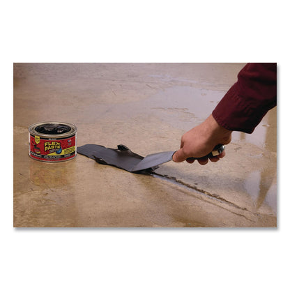 Flex Seal Products® Flex Paste Super Thick Rubberized Paste, 1 lb Can, Dries Black, 4/Carton (FSGPFSBLKR16)