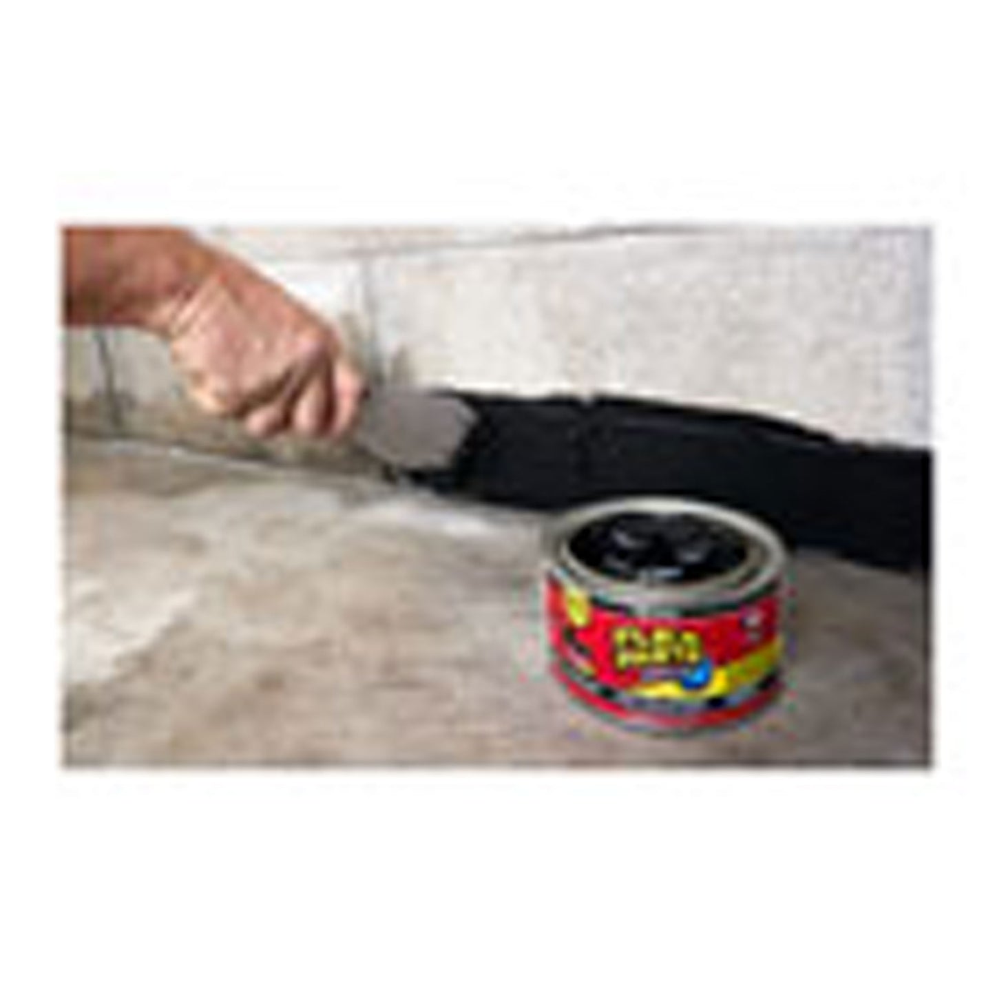 Flex Seal Products® Flex Paste Super Thick Rubberized Paste, 1 lb Can, Dries Black, 4/Carton (FSGPFSBLKR16)