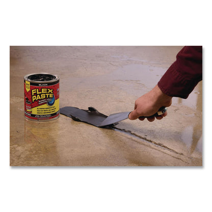 Flex Seal Products® Flex Paste Super Thick Rubberized Paste, 3 lb Can, Dries Black, 4/Carton (FSGPFSBLKR32)