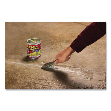 Flex Seal Products® Flex Paste Super Thick Rubberized Paste, 26 oz Can, Dries Clear, 4/Carton (FSGPFSCLRR32)