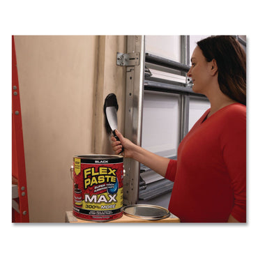 Flex Seal Products® Flex Paste Super Thick Rubberized Paste Max, 12 lb Can, Dries Black, 2/Carton (FSGPFSMAXBLK01)