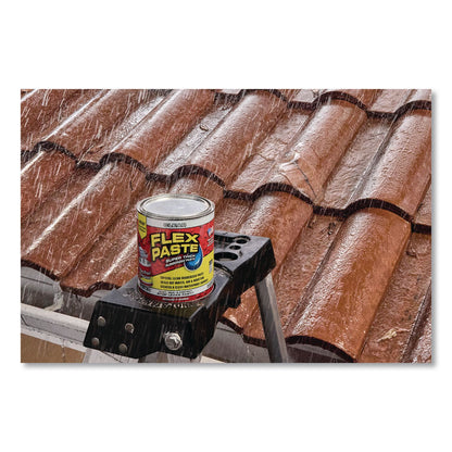 Flex Seal Products® Flex Paste Super Thick Rubberized Paste, 26 oz Can, Dries Clear, 4/Carton (FSGPFSCLRR32)