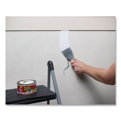 Flex Seal Products® Flex Paste Super Thick Rubberized Paste, 1 lb Can, Dries White, 4/Carton (FSGPFSWHTR16)