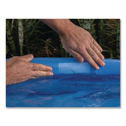 Flex Seal Products® Pool Patch and Repair Kit, Flex Glue Mini Clear 0.6 oz Tube and (2) Flex Tape Mini Clear Patches 3" x 4", 12/Carton (FSGPOOLKITMINI)