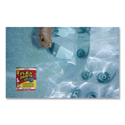 Flex Seal Products® Flex Paste Super Thick Rubberized Paste, 3 lb Can, Dries White, 4/Carton (FSGPFSWHTR32)