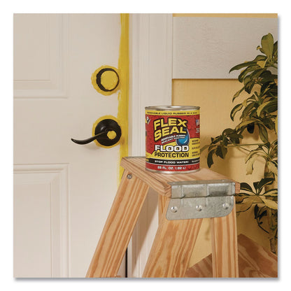 Flex Seal Products® Flex Seal Liquid Flood Protection, 28 oz Can, Dries Yellow, 4/Carton (FSGRLSYELR32)