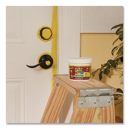 Flex Seal Products® Flex Seal Liquid Flood Protection, 10 oz Can, Dries Yellow, 4/Carton (FSGRLSYELR12)